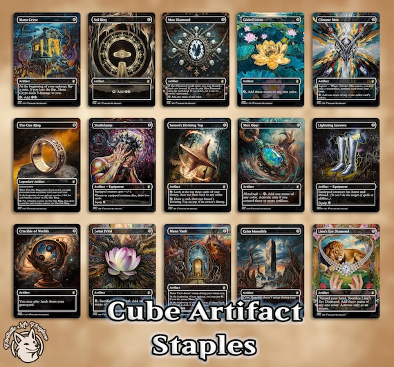 175 Card Vintage Cube Starter Pack | Custom Art Proxy Cards — Perfect Foundation for High Powered Cube Experience! (Note: not a full cube)