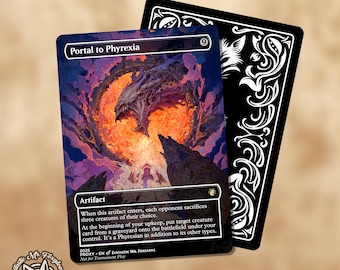 Portal to Phyrexia | Proxy Card - Etsy Israel