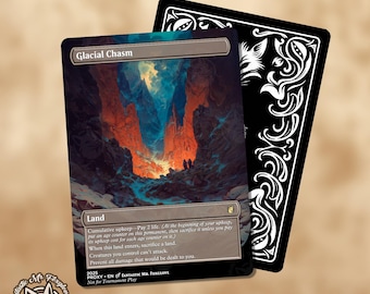 Glacial Chasm - Full Art Custom Card - Etsy