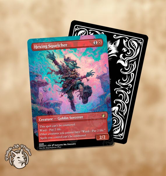 Hexing Squelcher | Proxy Card - Etsy