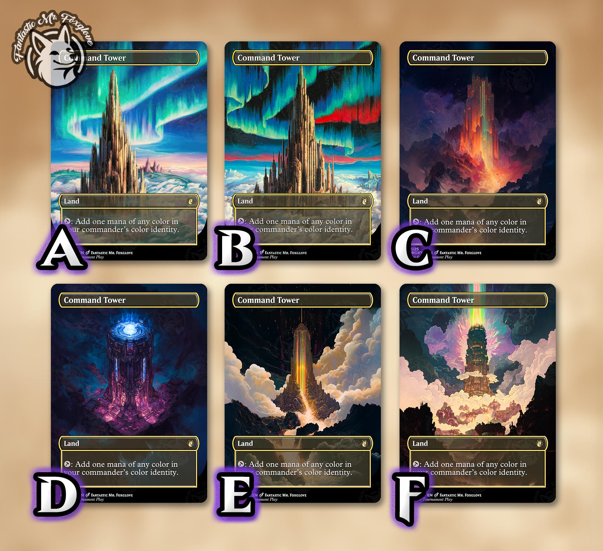 Command Tower | Proxy Card — choose Your Art! - Etsy