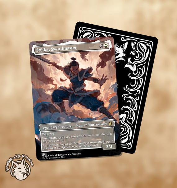 Sokka, Swordmaster | Proxy Card - Etsy
