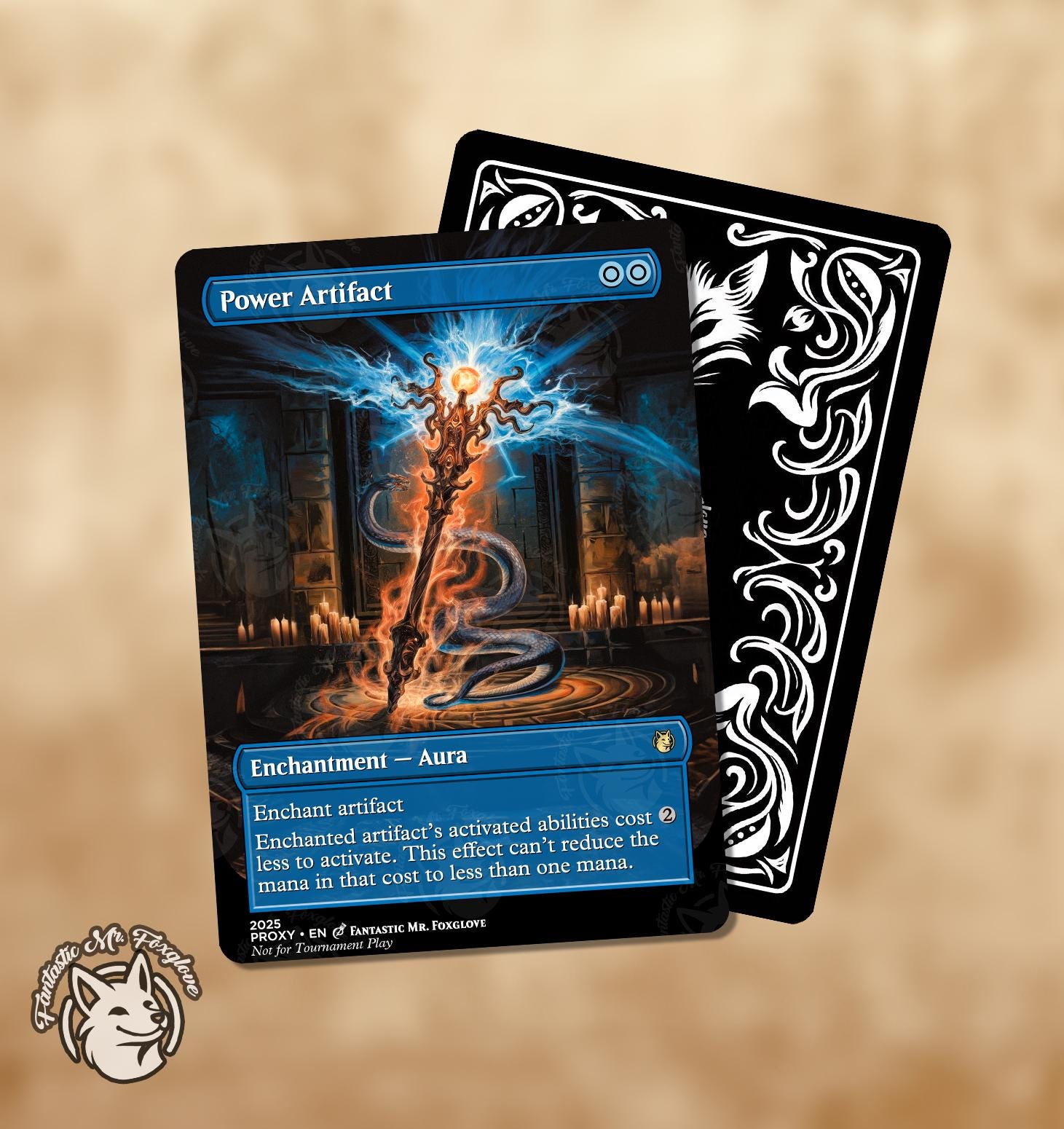 Transmute & Power Artifact | Proxy Cards - Etsy
