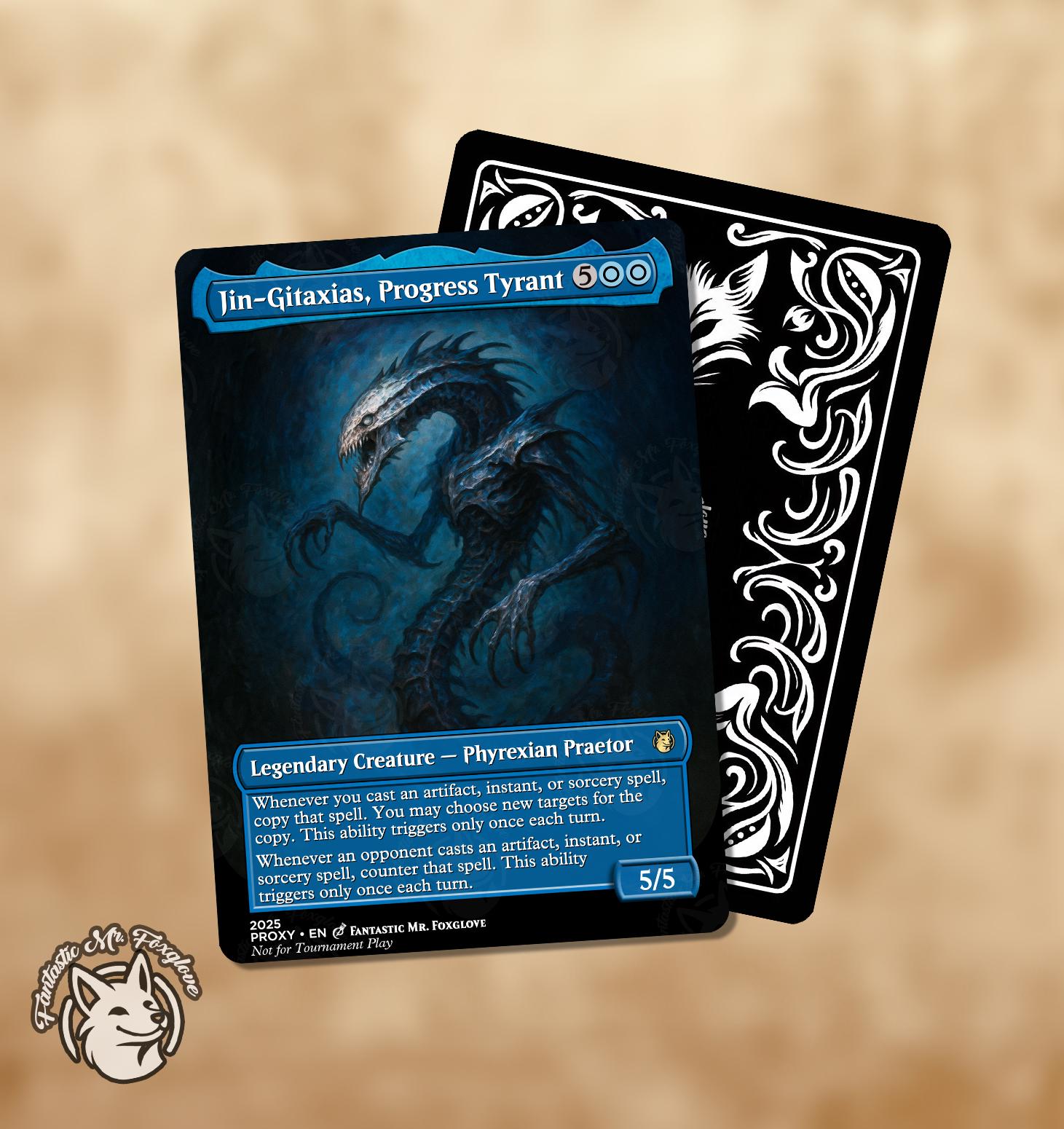 Jin-gitaxias, Core Augur & Progress Tyrant| Proxy Cards — choose