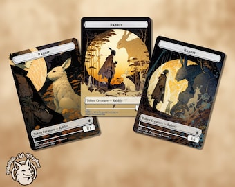 Rabbit Token | Proxy — Choose Your Art!
