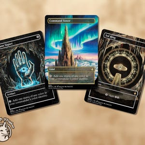 E.D.H. Essentials 3枚 | プロキシカード — Cmd Tower、Sol Ring、Arcane Signet
