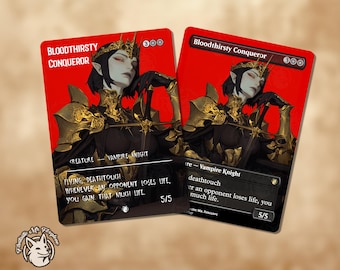 Blodtörstig Erövrare | Ombudskort — Välj din kortram!