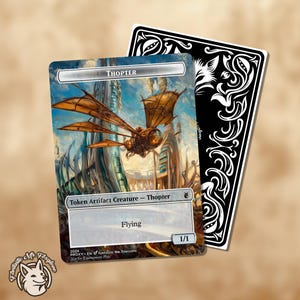 Gettone Thopter / Carta Proxy (scegli il tuo P/T!) — Opzione per Ornithopter o Copia Thopter
