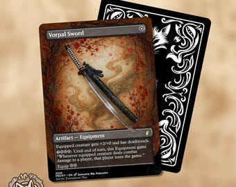 Vorpal Sword | Proxy Card — Choose Your Art! - Etsy