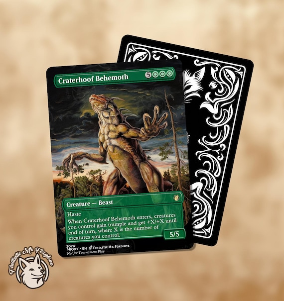 Craterhoof Behemoth | Proxy Card
