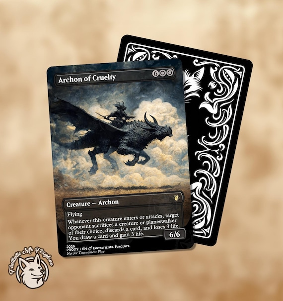 Archon of Cruelty | Proxy Card - Etsy Israel
