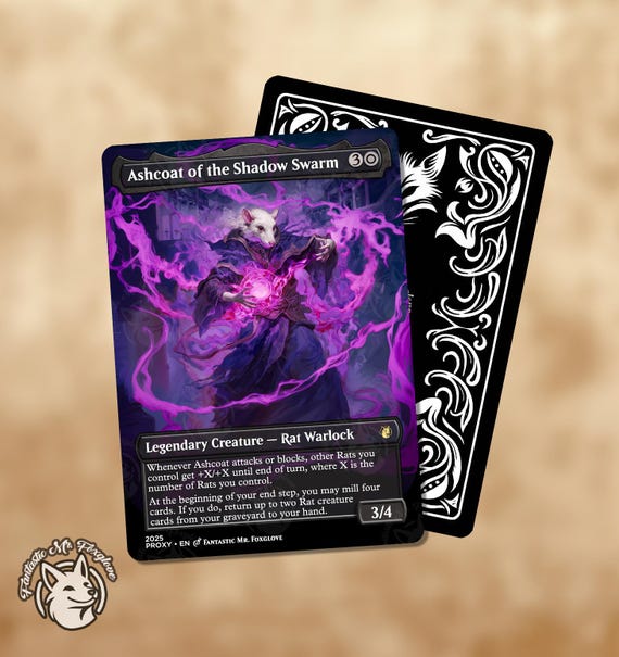 Ashcoat of the Shadow Swarm | Proxy Card