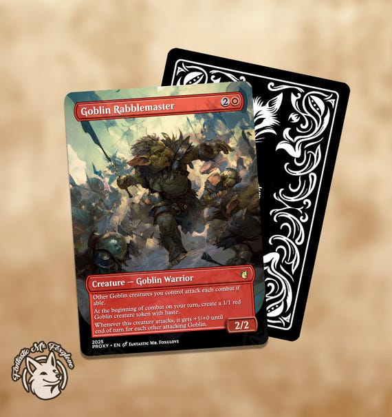 Goblin Rabblemaster | Proxy Card