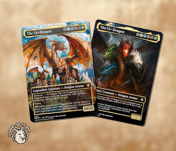 The Ur-dragon | Proxy Card — choose Your Art! - Etsy