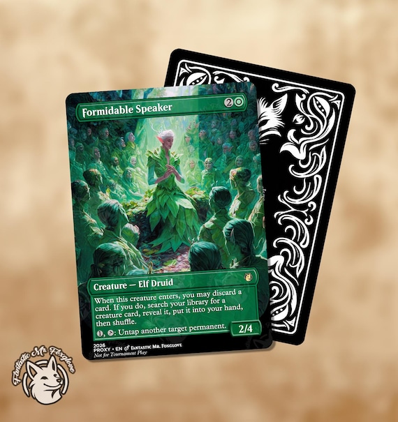 Formidable Speaker | Proxy Card - Etsy Israel