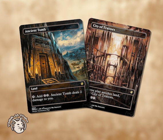 Ancient Tomb & City of Traitors | Proxy Cards