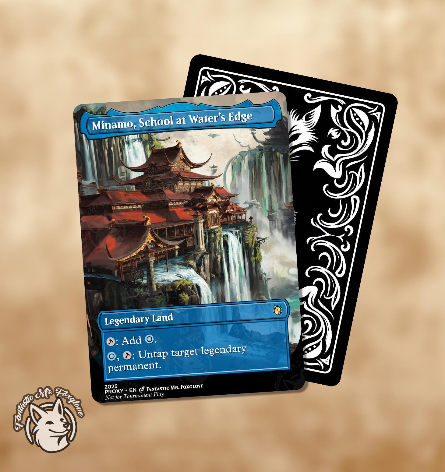 Minamo, School at Water's Edge | Proxy Card — Choose Your Art! - Etsy