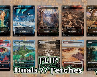 デュアル/フェッチランド 10枚 | 両面プロキシカード - Etsy 日本