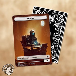 Soldier Token | Proxy Card (Choose Your P/T!)