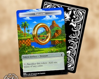 Treasure Token With S0nic Art | Proxy Card - Etsy