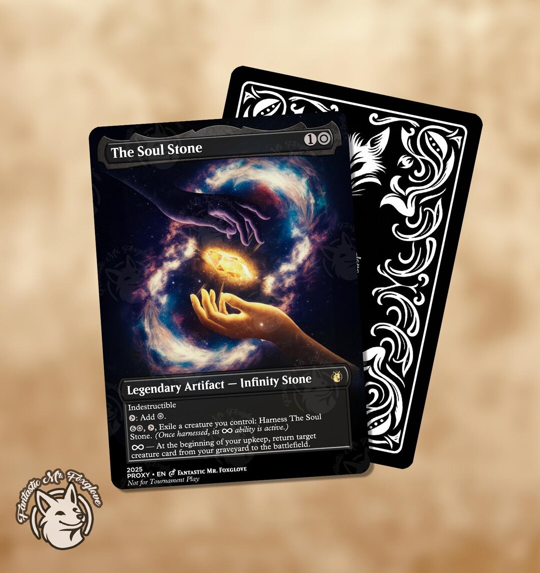 The Soul Stone | Proxy Card - Etsy