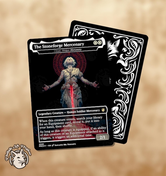 Cloud, Midgar Mercenary | Proxy Card — Custom In-Universe Nickname Version!