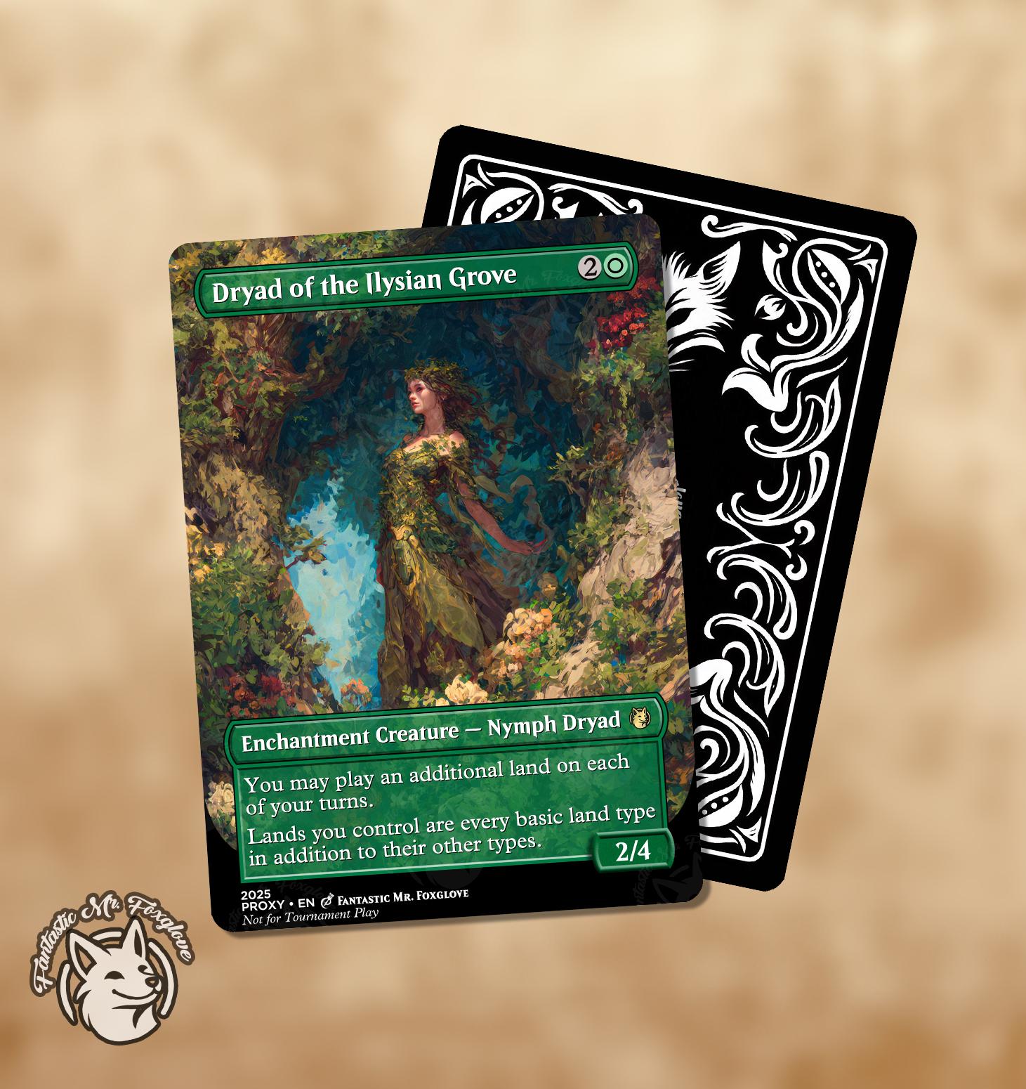 Dryad of the Ilysian Grove | Proxy Card - Etsy