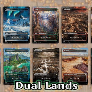 10 Terrenos Duplos | Cartas de Proxy