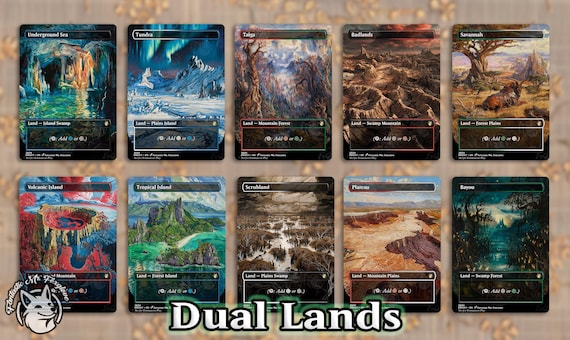 10 Dual Lands | Proxy Cards