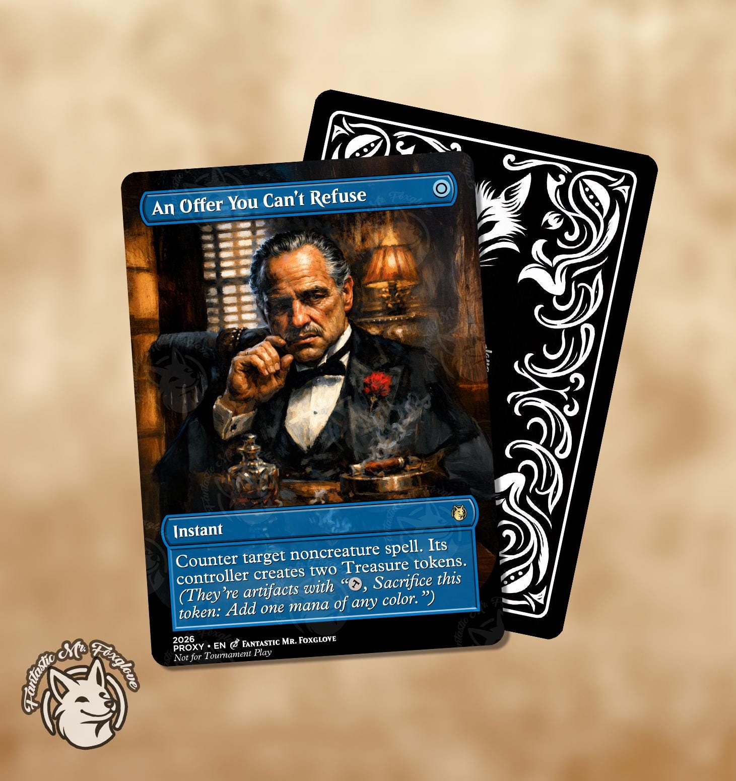 An Offer You Can't Refuse | Proxy Card — Choose Your Art! - Etsy