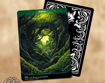 Forest | Basic Land Proxy — Choose Your Card Frame!