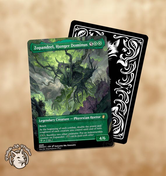 Zopandrel, Hunger Dominus | Proxy Card - Etsy