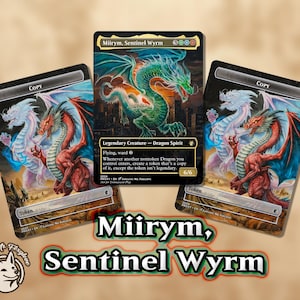 Miirym, Sentinella Wyrm / Carta Proxy + Segnalini Copia Drago!