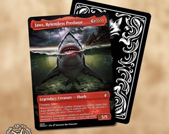 MTG Jaws Relentless Predator Proxy - Etsy