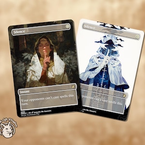 mtg fallout serialized cards Aura of Silence (Brian Hacker) [World Championship Decks 1998]