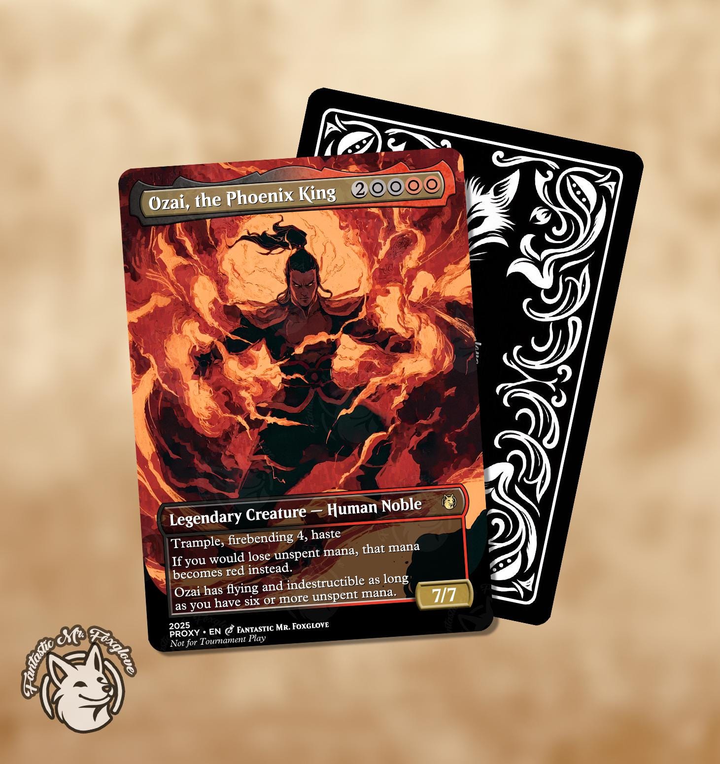 Ozai, the Phoenix King | Proxy Card — Choose Your Art! - Etsy Israel