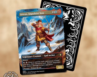 atreus mtg card art Atris, Oracle of Half-Truths Print Partner—Father Atreus, Impulsive Son (#2212) (foil)