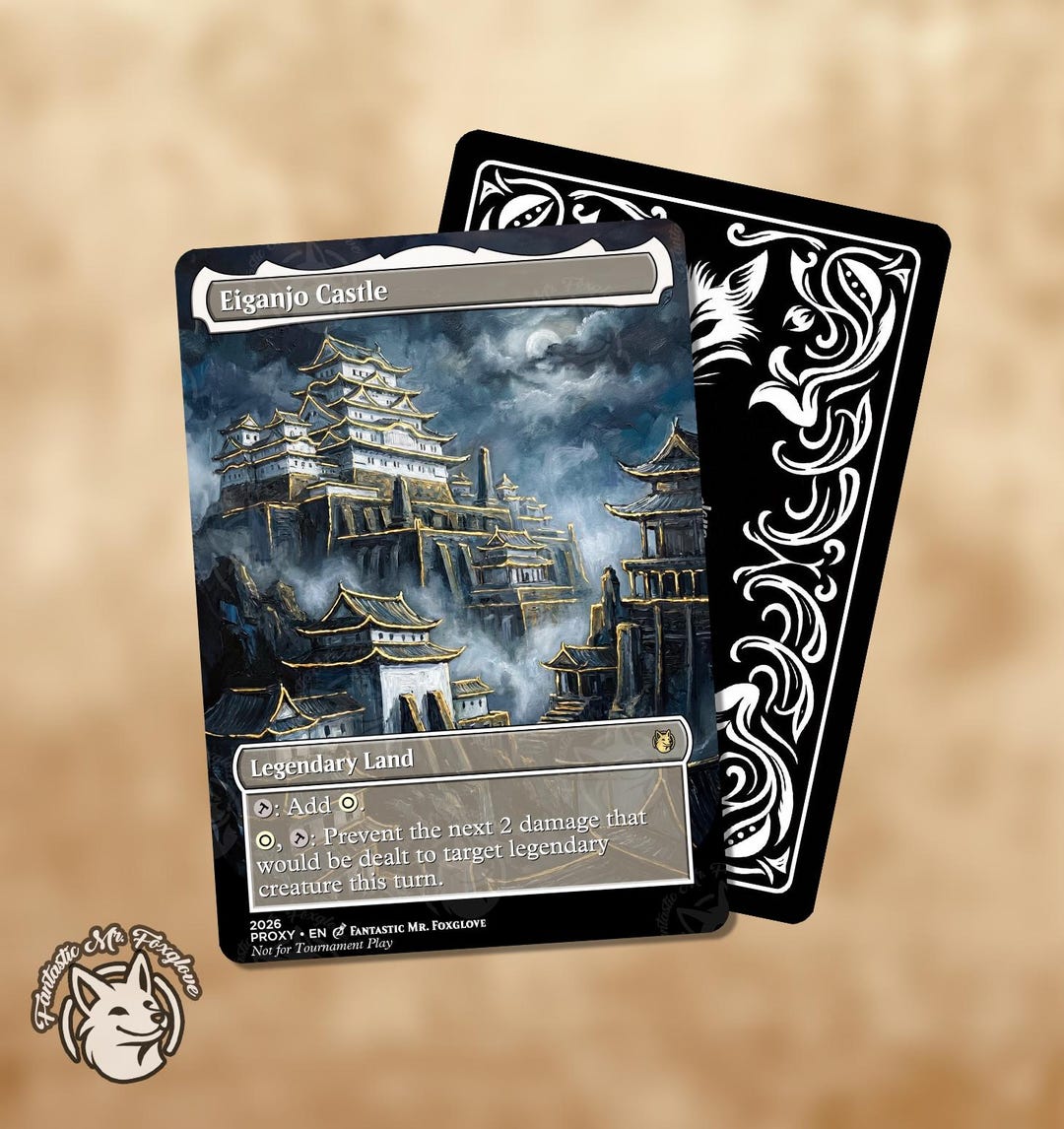 Eiganjo Castle | Proxy Card - Etsy