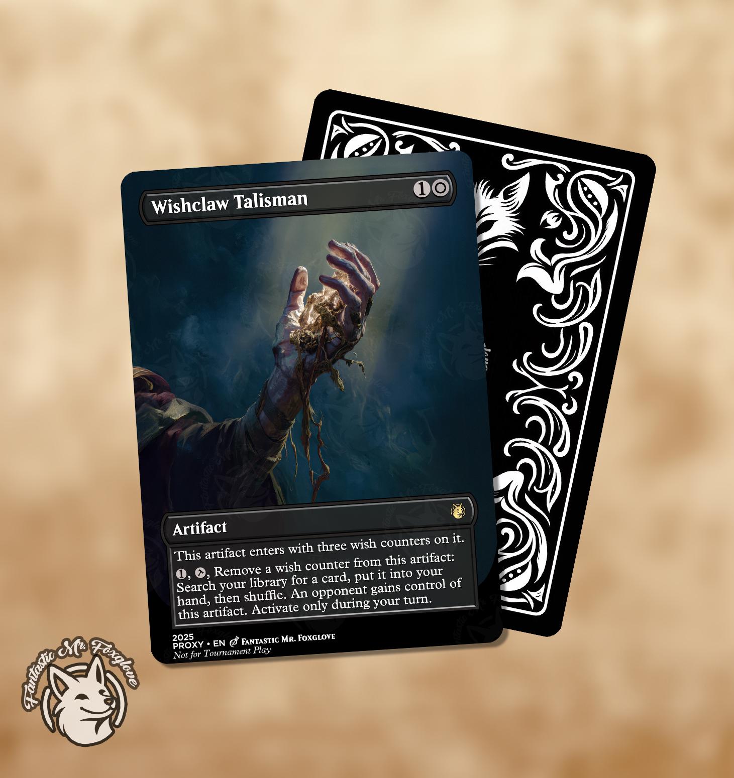 Wishclaw Talisman | Proxy Card — Choose Your Art! - Etsy