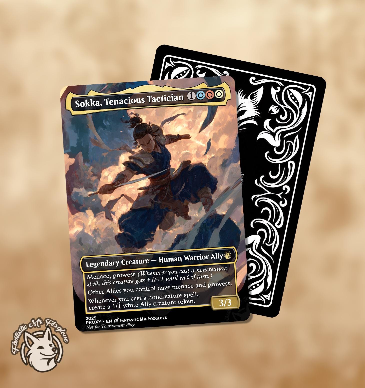 Sokka, Tenacious Tactician and Bold Boomeranger | Proxy Cards
