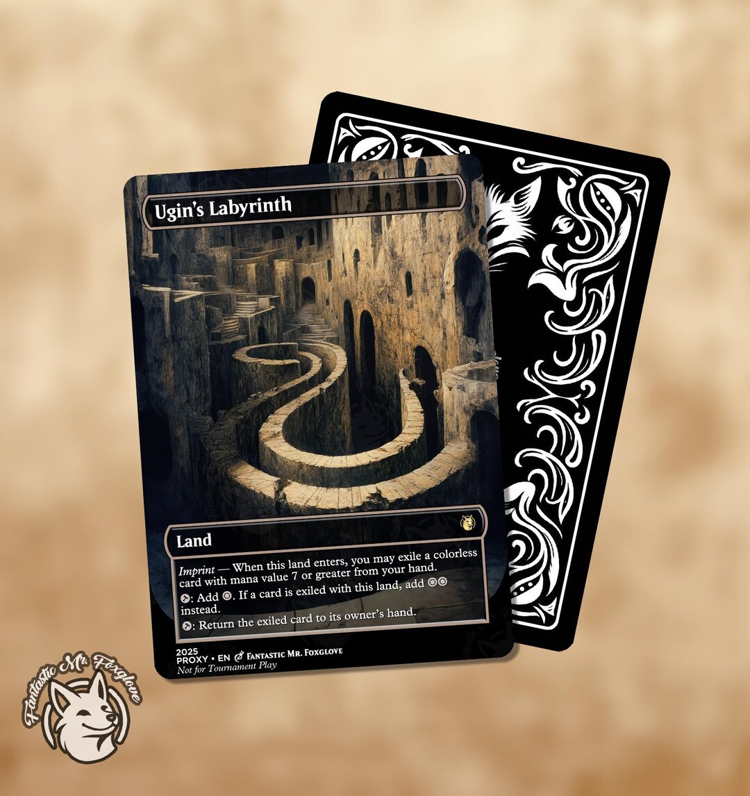 Ugin's Labyrinth | Proxy Card - Etsy Israel