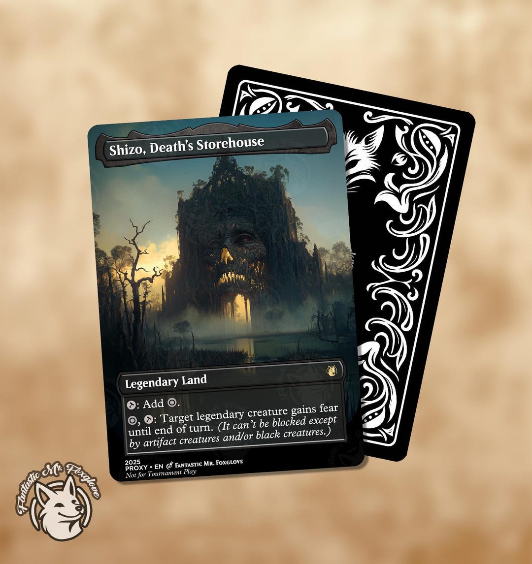Shizo Death's Storehouse | Proxy Card - Etsy