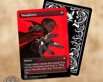 思考囲い MTG プレイマット、TCG プレイマット、カード プレイマット