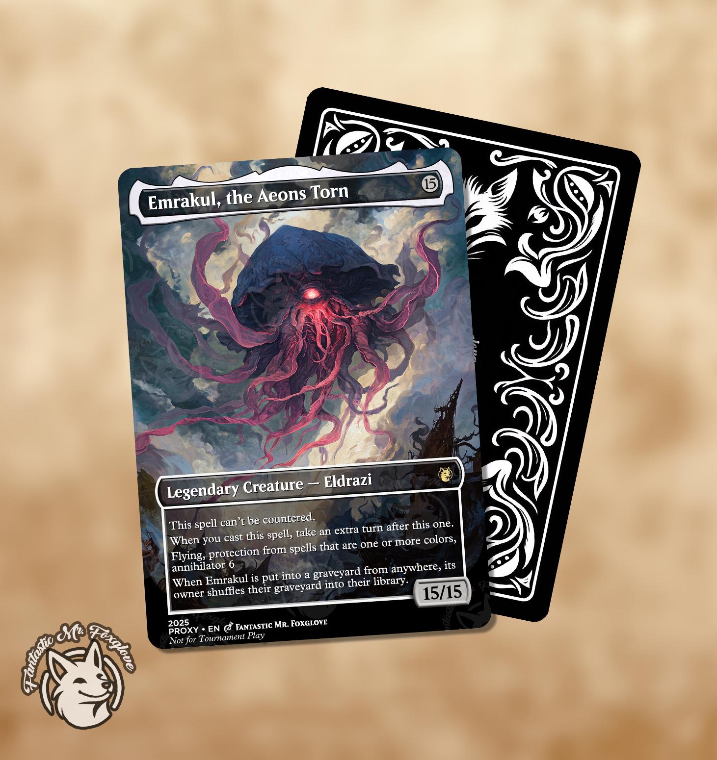 3 Emrakul Bundle | Proxy Cards — Emrakul the Aeons Torn, the World