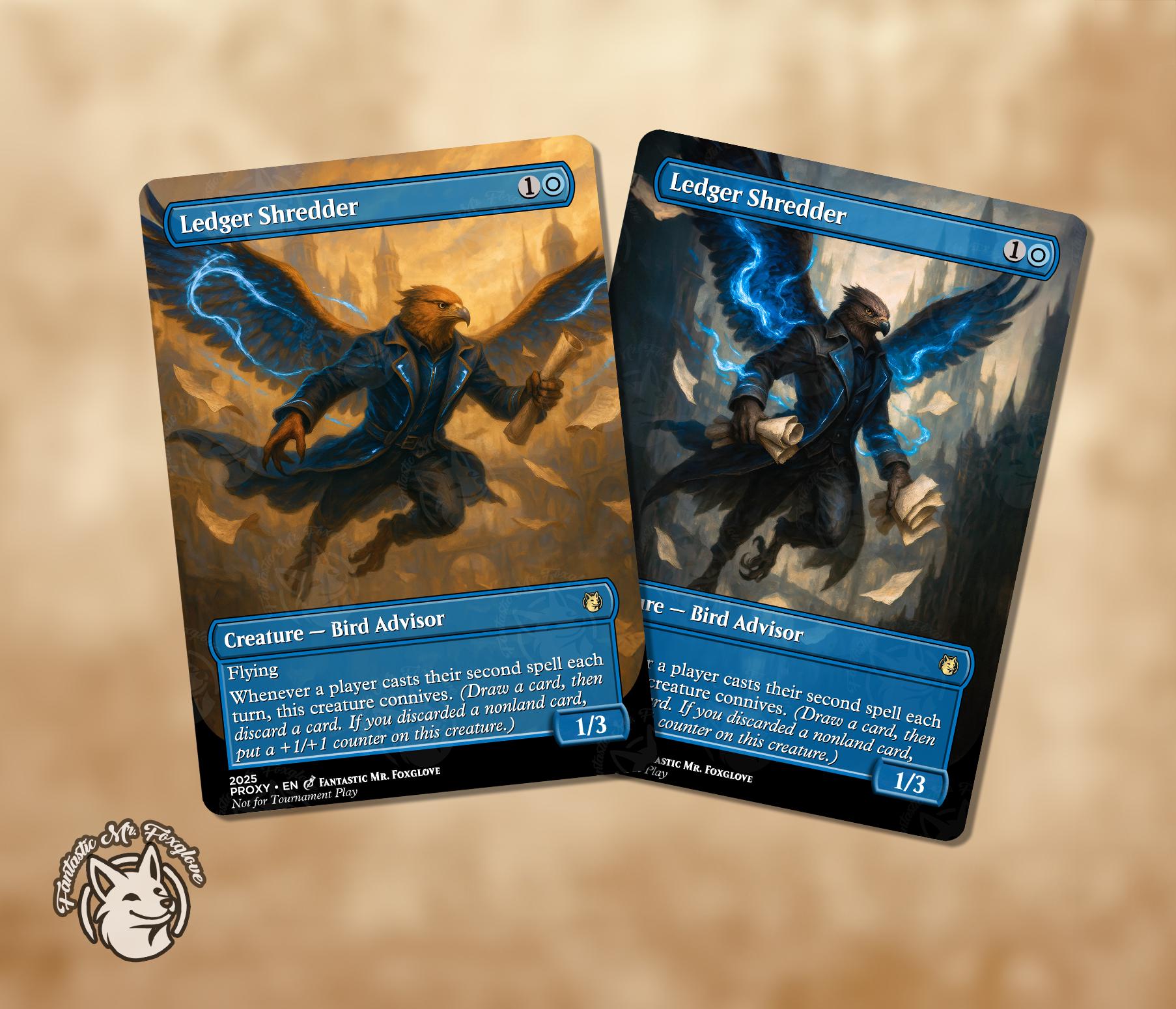 Ledger Shredder | Proxy Card — Choose Your Art! - Etsy