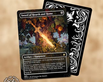 Sword of Hearth and Home | Proxy Card - Etsy