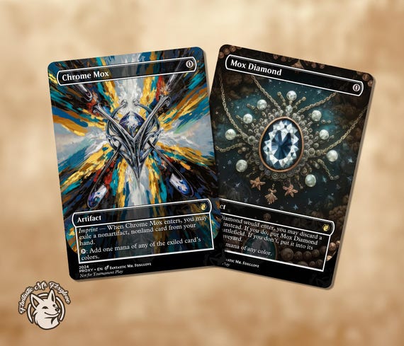 Chrome Mox & Mox Diamond | Proxy Cards