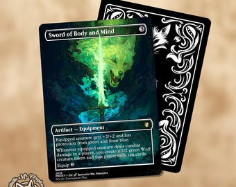 Sword of Body and Mind | Proxy Card - Etsy