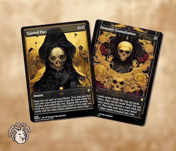 Tainted Pact & Demonic Consultation | Proxy Cards