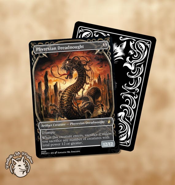 Phyrexian Dreadnought | Proxy Card — Choose Your Art! - Etsy